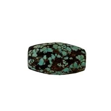Chinese Handmade Stone Turquoise Pattern Oval Bead Pendant ws2409 picture