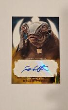 2017 TOPPS STAR WARS:THE LAST JEDI *AUTO* *IAN WHYTE as BOLLIE PRINDEL* /10 GOLD picture