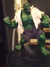 Marvel Incredible Hulk 2003 Movie Raging Poseable 13” Rotocast Figure ToyBiz picture