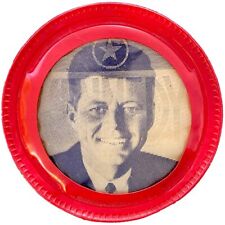 Scarce 1960 John F. KENNEDY for PRESIDENT Laminated Flasher Button picture