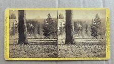 California Stereoview Clouds Rest From Little Yosemite Valley by Soule 1871 picture