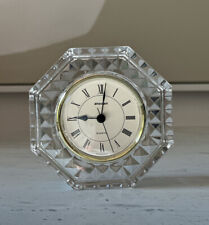 Vintage Staiger Quartz Clock West Germany Movement - Crystal Lead Made in France picture