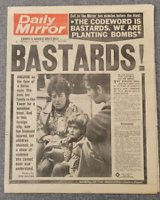DAILY MIRROR 18 JULY 1974 IRA BOMBING TOWER OF LONDON NEWSPAPER picture