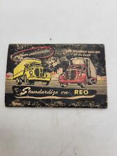 Vintage Matchbook 1940's REO Trucks & Busses Wallingford Columbus Ohio Americana picture