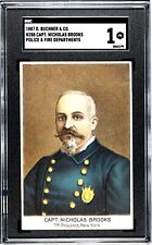 1888 Buchner N288 Police Inspectors & Captains & Fire Chiefs (SGC 1) N. Brooks picture