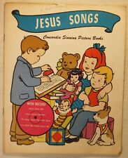 JESUS SONGS / CHILD’S BOOK & 7 INCH 78 RPM RECORD / CONCORDIA PUBLISHING HOUSE picture