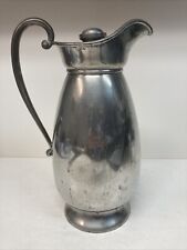 1930s Vintage Insico Pewter 0304 Large Cocktail Shaker Drink Pitcher with Lip picture