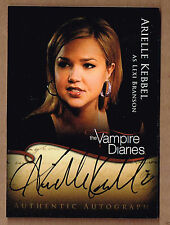 2011/12 ARIELLE KEBBEL Cryptozoic Vampire Diaries 1 - Autograph Insert Card #A14 picture