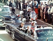 President John F. Kennedy in Dallas Moment Before Assassination-1963 LARGE PHOTO picture