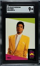 1991 Pro Set Superstars Prince #107 U.K. Edition | SGC 9 picture