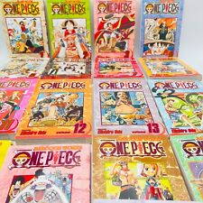 One Piece Almost Complete Manga Set Series Volumes 1-23  (Missing Vol 9, 10 ,15) picture