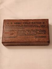 WW2 1942 US Army Field Ration D Vintage MRE Unopened picture