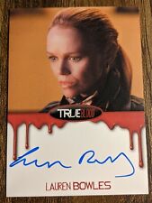 2012 TRUE BLOOD Premiere Ed #18 LAUREN BOWLES Bleed Auto Holly Cleary / SEINFELD picture