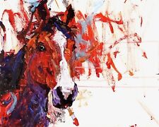 Painting Horse 8x10 Art Print by Ron and Metro picture