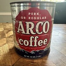 Vintage Arco Coffee Can Duluth Mn 3 Lbs Scarce Version picture