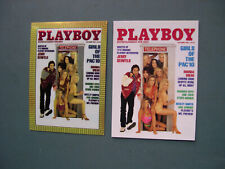 JERRY SEINFELD RC 1995 & 1997 PLAYBOY CHROMIUM #199 & PAPER COLLECTOR CARD #118 picture