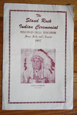 The Stand Rock Indian Ceremonial Wisconsin Dells 1957 Winnebago Chief Daybreak picture