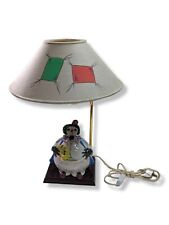 Vintage ZINO ZAMPIVA CLOWN CERAMIC SCULPTURE TABLE LAMP Italy Art Light Circus picture