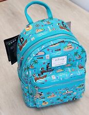 Disney Parks Mickey Mouse & Friends Pirates Sensational 6 Loungefly Backpack NWT picture