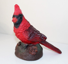 Red Bird Figurine Motion Activated Singing Cardinal Vintage Gemmy Industries picture