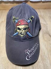 Disney's Pirates of the Caribbean Baseball Cap/Hat Dark Grey One Size Fits Most picture