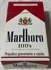 Vintage Marlboro 100’s Cigarette Cigarettes Cigarette Paper Box Empty Cigarette picture