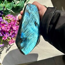 Stunning Natural Labradorite Crystal Freeform Display Healing 1.36kg picture