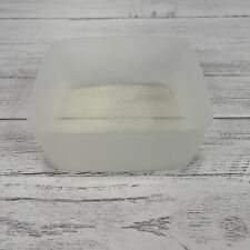 Vintage Tupperware Square Sandwich Container Sheer #311-6, Bottom Only picture