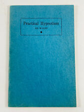 Vintage 1951 Magic Book PRACTICAL HYPNOTISM by Ed Wolff 3rd Printing picture