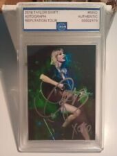 Taylor Swift Signed Card 2018 Reputation Tour Authenticated & Encapsulated picture