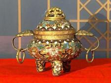 Exquisite Cloisonné Incense Holder - Authentic Chinese Handcrafted Art picture
