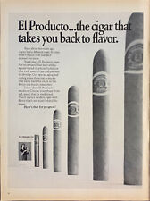 Vintage 1968 El Producto The Cigar That Takes You Back To Flavor Advertisement picture