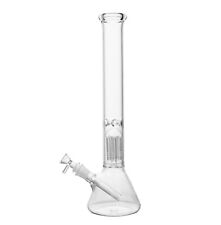 16 Inch Big Heavy Tree Perc Glass Bong Quality Tobacco Smoking Water Pipe Hookah picture