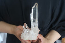 304g Natural Beautiful Clear Quartz Crystal Cluster Tibetan Specimen Healing picture