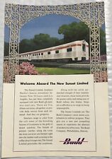 Vintage 1950 Original Print Advertisement Full Page - Budd For Southern Pacific picture