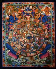 Tibetan Samsara Bhavachakra Wheels of Life Mandala Painting Thangka Nepal free picture