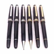 Monte Meisterstuck 145 Black Resin Roller Ballpoint Fountain Pens for Writing picture
