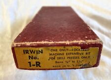 Irwin No. 1-R Lockhead Machine Expansive Wood Bit 5/8'' To 1-1/2'' with Box  picture