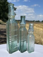 1870-90s pharmacy poison bottle from the Czars era. 3 pieces picture