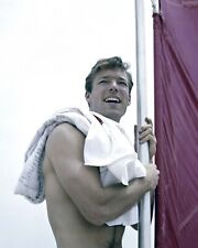 Richard Chamberlain beefcake 1960's shirtless towel over shoulder 4x6 photo picture