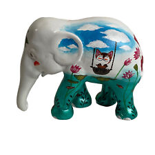 Elephant Parade 2011 Elephant  & The Cat Figurine by Paul Koh 243/1500 Limited picture
