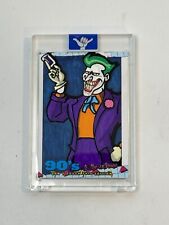 The Joker 1/1 90’s Theme Sketch Card by Artist Cowabunga Johnny picture