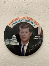 John F Kennedy’s Inauguration Day 1961 Campaign Pin RARE picture