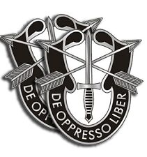 Army Special Forces 4 Stickers  -  Military Dye Cut Decal - 4 Pack 2
