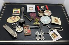 Vintage junk drawer lot items advertising Smalls Older As Shown Lot#4040 picture
