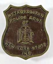 Bronze Metropolitan Police Conference of New York State - Medallion Vintage picture