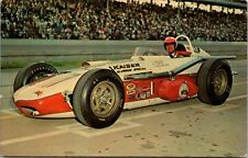 Postcard 500 Mile Race Rodger Ward 1959 and 1962 Champion Indianapolis, Indiana picture