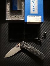 Benchmade Custom Bugout Damasteel  Carbon Fiber Scale Shipwreck Copper Knife picture