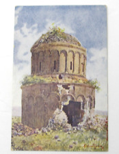 c1907 Armenian Artist Arshak Fetvadjian Art Postcard Ani Armenia Church Signed picture