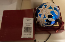 WATERFORD HOLIDAY HEIRLOOM ORNAMENT ROSSLARE BLUE  (47.5.30) picture